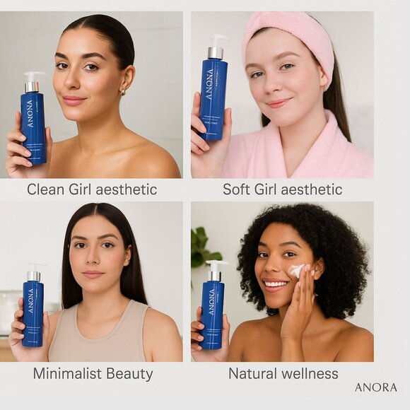 Anora Gentle Exfoliating Gel Cleanser Full Size Hydrating Face Wash 6.76 oz - Picture 2 of 11